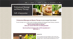 Desktop Screenshot of massageinchingford.co.uk