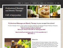 Tablet Screenshot of massageinchingford.co.uk